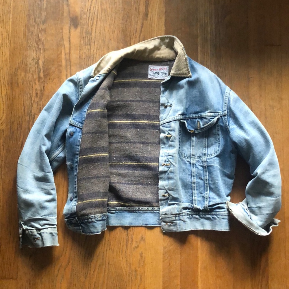 Vintage Lee Storm Rider Blanket Lined Jacket